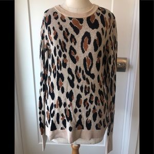 a.new.day Leopard sweater
